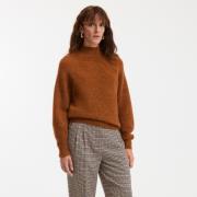 Trui met opstaande kraag in mixed alpaca Signature ARISTIDE