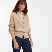 Gebreid vest in mixed alpaca, Signature AMBROISE