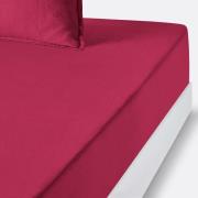 Hoeslaken in gewassen linnen, omslag 35 cm, Linot