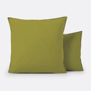 Effen kussensloop in gewassen katoen, Scenario