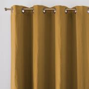 Verduisteringsgordijn in gewassen linnen met oogjes Onega