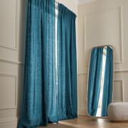 Gordijn van gewassen Linnen met ruflette-afwerking, Private