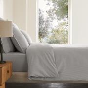 Dekbedovertrek in gewassen perkal katoen, Sabbal