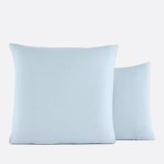 Dubbelzijdige kussensloop in gewassen linnen en gewassen katoen, Annab...