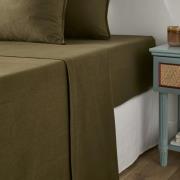 Plat laken, in katoen flanel, Clara