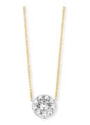 Diamond Point Gouden hanger 0.21 ct diamant Hearts & Arrows
