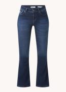 Lois Raval high waist flared fit jeans met donkere wassing