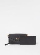 Coach Wyn crossbodytas van leer met uitneembare clutch