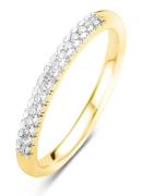Diamond Point Ring van 14 karaat geelgoud met 0.14 ct diamant Ensemble