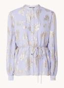 Bruuns Bazaar Juneberry Charlottas blouse met lurex