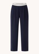 Reiss Abigail high waist wide fit pantalon met steekzakken