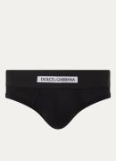 Dolce & Gabbana Slip met logoband