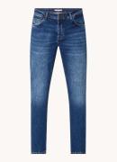 Boggi Milano Slim fit jeans met steekzakken en donkere wassing