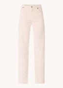 ba&sh Ferrel high waist straight leg jeans in linnenblend