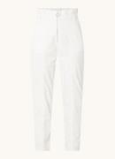 ba&sh Omny high waist tapered fit cropped jeans met stretch