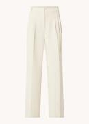 Co'Couture Vola high waist wide fit pantalon met stretch