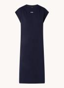 HUGO BOSS Edress midi T-shirt jurk met logo