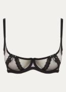 Agent Provocateur Zarie balconette bh van mesh met kant