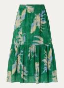 ba&sh Plarie midi rok met bloemenprint