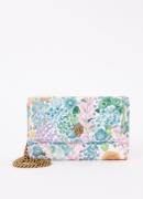 Kurt Geiger Kensington clutch van leer met afneembare schouderriem