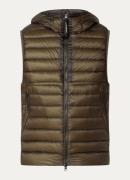 C.P. Company Gewatteerde bodywarmer met donsvulling en ritszakken