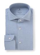 Boggi Milano Regular fit overhemd van jersey met cut away kraag