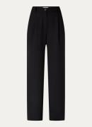 Modström Gale high waist wide fit pantalon met steekzakken