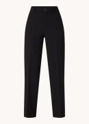 Vanilia High waist wide fit pantalon met structuur