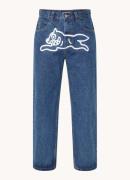 ICECREAM Running Dog straight leg jeans met print