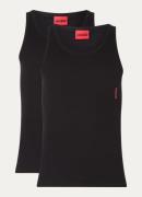 HUGO BOSS Singlet van katoen met logo in 2-pack