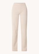 Moscow Dawn high waist straight fit pantalon met steekzakken