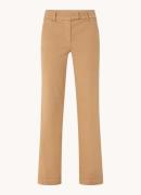 River Woods Mid waist straight fit pantalon met steekzakken