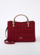 Dune London Dinkydorrien mini handtas met tweed-look