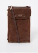 Dune London Shellies crossbody telefoonhoes van leer