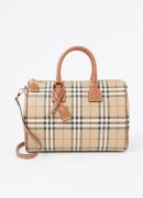 Burberry Handtas met ruit dessin en afneembare schouderriem