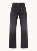 OPUS Marli high waist wide leg jeans met ceintuur