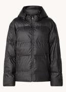 Neo Noir Fox puffer jack met afneembare capuchon