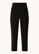 L.K.Bennett Tabitha high waist tapered fit cropped pantalon van crêpe ...