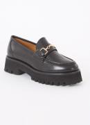 Dune London Groundbreaking loafer van leer