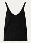 Benetton Fijngebreide tanktop met lurex