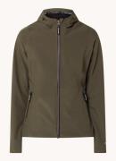 Ilse Jacobsen Softshell jack met capuchon en ritszakken