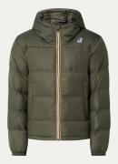 K-Way Le Vrai 3.0 puffer jack met capuchon en logo