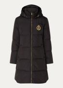 Ralph Lauren Longline puffer jas met donsvulling en capuchon