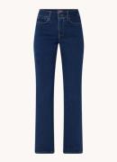 NYDJ Marilyn mid waist straight leg jeans met donkere wassing