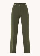 Claudia Sträter High waist loose fit pantalon met steekzakken