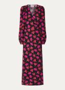 Fabienne Chapot Nia maxi wikkeljurk met bloemenprint