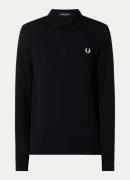 Fred Perry Regular fit polo van piqué katoen met logo