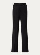 Gardeur High waist loose fit pantalon met steekzakken