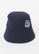 Moncler Bucket hoed met logoborduring