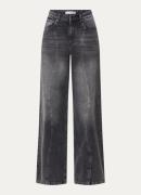 Co'Couture Vicky high waist wide leg jeans met gekleurde wassing